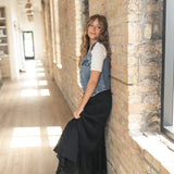 Serena Cotton Gauze Maxi Skirt