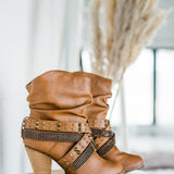 Short Change Booties in Tan