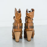 Short Change Booties in Tan