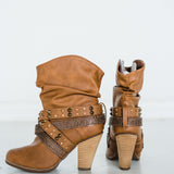 Short Change Booties in Tan
