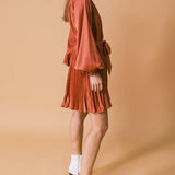 GAME CHANGER WOVEN MINI DRESS