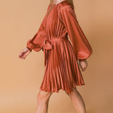 GAME CHANGER WOVEN MINI DRESS