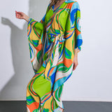 A BEAUTIFUL SIGHT WOVEN KAFTAN DRESS