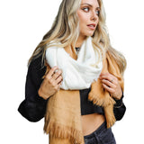 Silky Wool Ombre Scarf