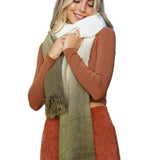 Silky Wool Ombre Scarf