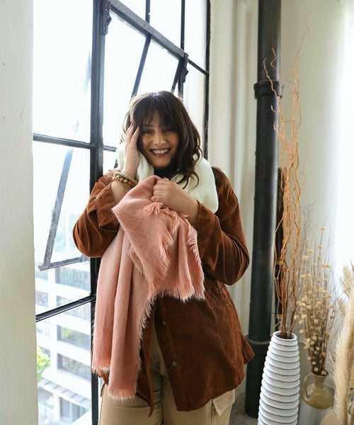 Silky Wool Ombre Scarf