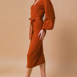 ADORABLE IDEAL SWEATER MIDI DRESS