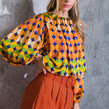 SAVOR THE SWEETNESS WOVEN TOP