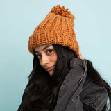 Soft Chunky Cable Knit Beanie