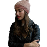 Soft Furry Pom Knit Beanie