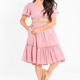 Sophie V-Neck Midi Dress