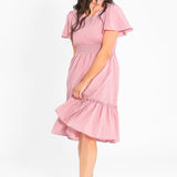 Sophie V-Neck Midi Dress