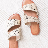 Spirited Sandals in Black and White