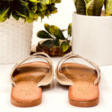Spirited Sandals in Black and White