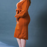 ADORABLE IDEAL SWEATER MIDI DRESS