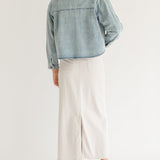 Stella Cloud Denim Maxi Skirt