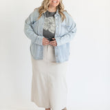 Stella Cloud Denim Maxi Skirt