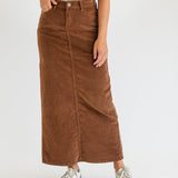 Stella Denim Maxi Skirt