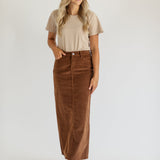 Stella Denim Maxi Skirt
