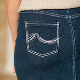 Stella Dark Wash Maxi Denim Skirt