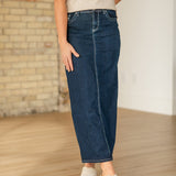 Stella Dark Wash Maxi Denim Skirt