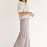 Stella Lilac Denim Maxi Skirt - FINAL SALE