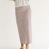 Stella Lilac Denim Maxi Skirt - FINAL SALE