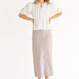 Stella Lilac Denim Maxi Skirt - FINAL SALE