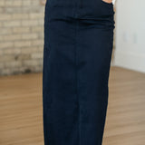 Stella Navy Maxi Denim Skirt