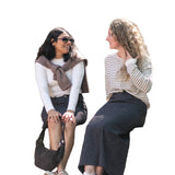 Stella Onyx Black Denim Maxi Skirt