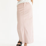 Stella Rose Denim Maxi Skirt - FINAL SALE