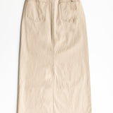 Stella Simply Taupe Denim Maxi Skirt