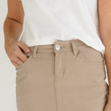 Stella Simply Taupe Denim Maxi Skirt