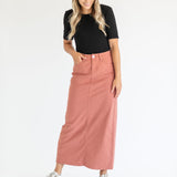 Stella Denim Maxi Skirt