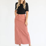 Stella Denim Maxi Skirt