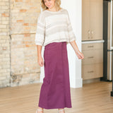 Stella Denim Maxi Skirt