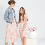 Summer Cap Sleeve Midi Dress