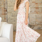 Summer Cap Sleeve Midi Dress