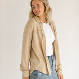Taylor Ultra Soft Button Front Shirt
