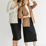 Wanda Classic Pencil Midi Skirt