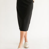 Wanda Classic Pencil Midi Skirt
