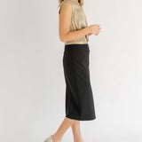 Wanda Classic Pencil Midi Skirt