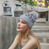 Wild Leopard Knit Beanie