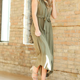 Willow Linen Midi Dress