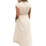 Willow Blush Pink Cotton Gauze Midi Dress