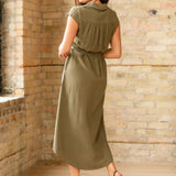 Willow Linen Midi Dress