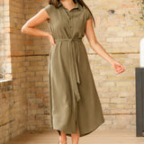 Willow Linen Midi Dress