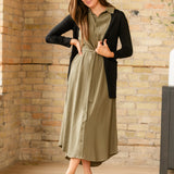 Willow Linen Midi Dress