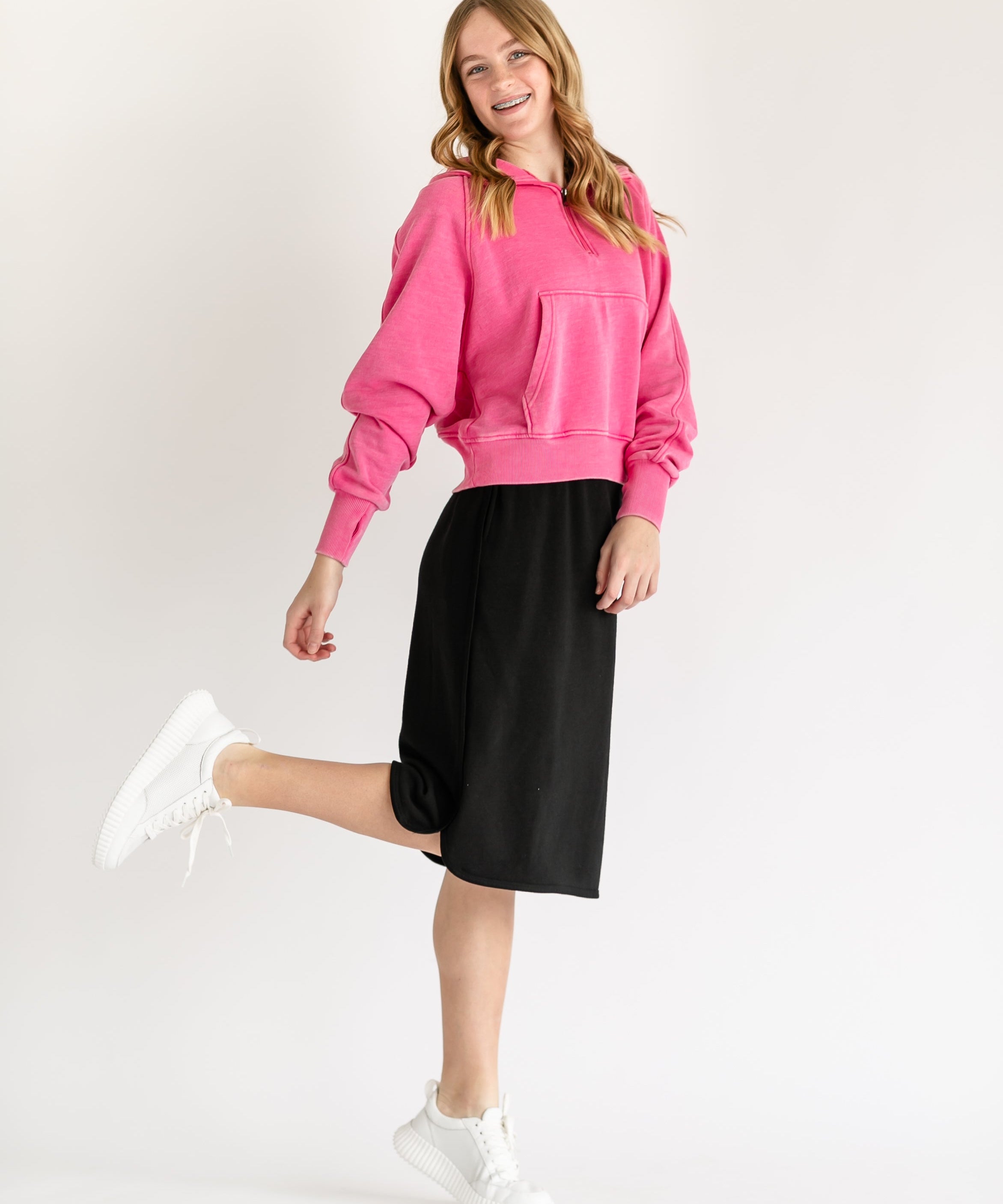 Winnie Sweatshirt Skirt - FINAL SALE