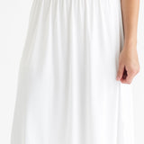 Women's White Half Slip